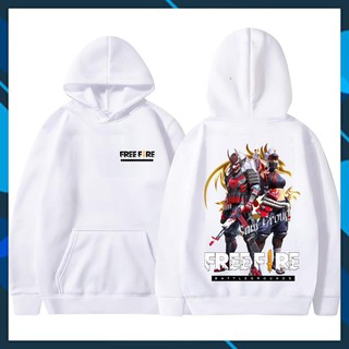 (SALE 50%) Áo Hoodie Free Fire Màu Trắng Thẻ Vô Cực Mùa 17 Chất Nỉ Dầy Dặn Dành Cho Cả Nam Và Nữ