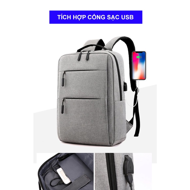 Balo Laptop Công Sở, BaLo Nam Nữ , Ngăn Laptop 15'6 inch Chống Thấm Nước,Chống Sốc Thời Trang