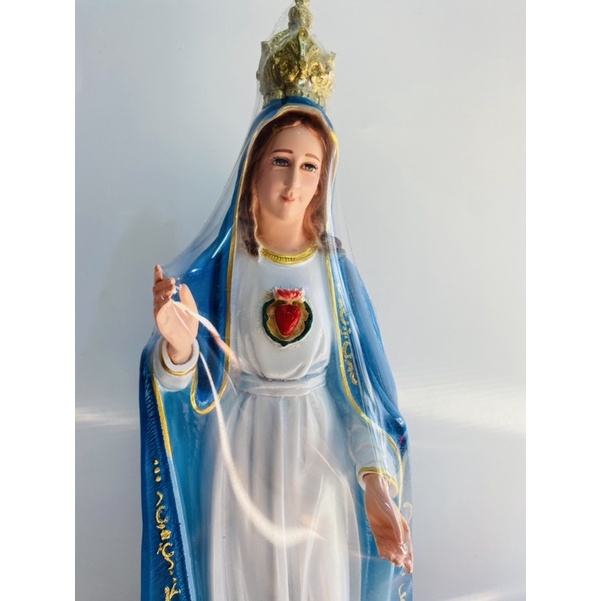 Tượng công giáo - Tượng Đức Mẹ Fatima kỷ niệm 100 năm cao 58cm