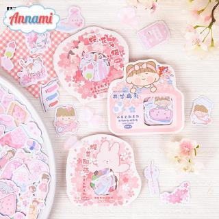 Set 40 miếng dán trang trí chủ đề hoạt hình dễ thương