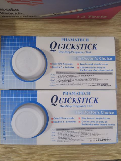 QUE THỬ THAI QUICKSTICK Nhanh- Chính Xác