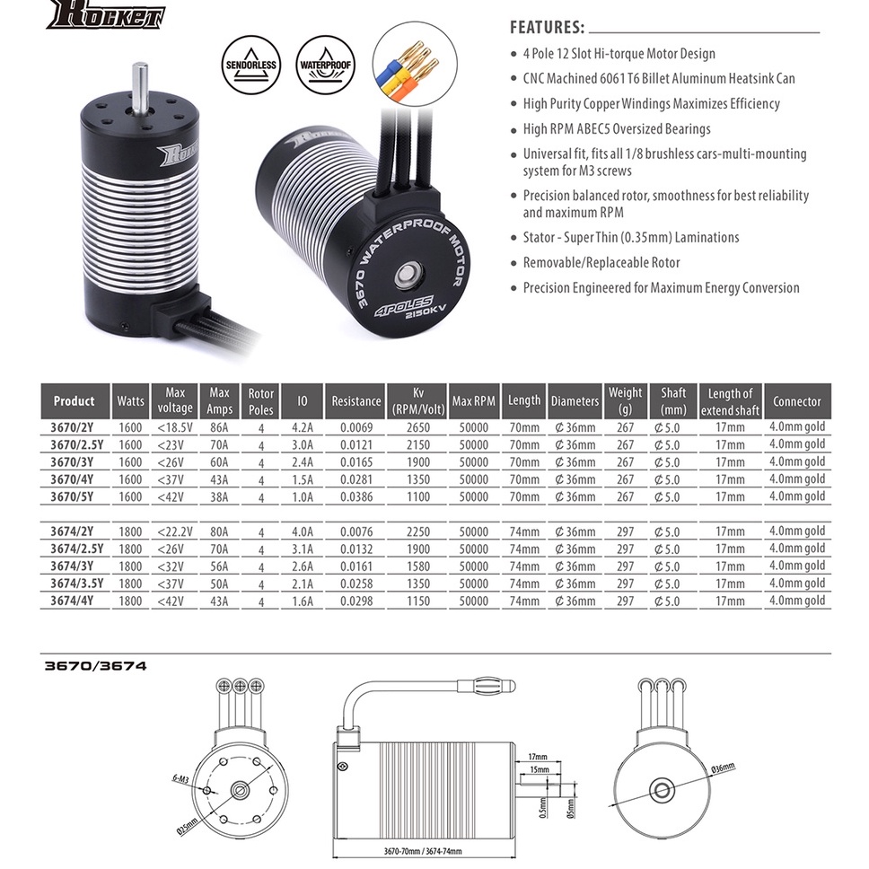 Động cơ không chổi than đồ chơi xe hơi RC 1/12 2845 3100kv 3800kv 4370kv 5000kv cho Wltoys 12428
