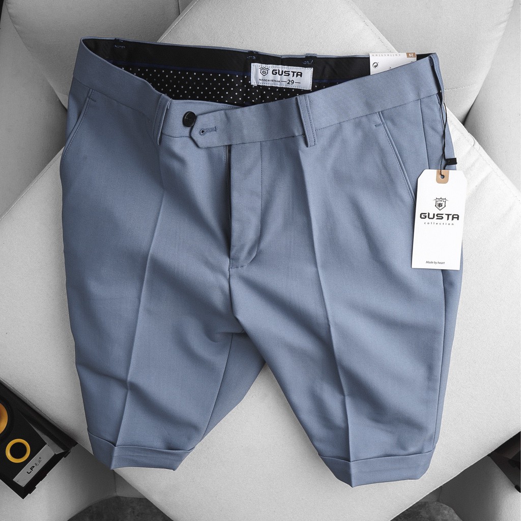 Quần Short Âu Nam Hàng Chính Hãng - Quần Đùi Lửng Nam Chất Liệu Cao Cấp Thoáng Mát - QTGS2004 - GUSTA | BigBuy360 - bigbuy360.vn