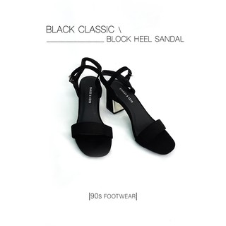 [CÓ BOX-HÌNH THẬT] GIÀY CHARLIE KEITH SANDAL BẢN NGANG BLACK BASIC