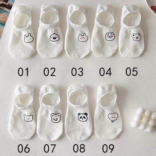 Sét 9 đôi tất lười hình gấu cho nữ