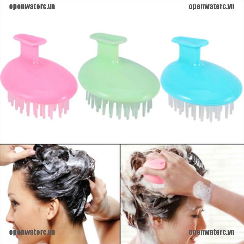 Dầu Gội Đầu Mát Xa Da Đầu Bằng Silicone Tiện Lợi