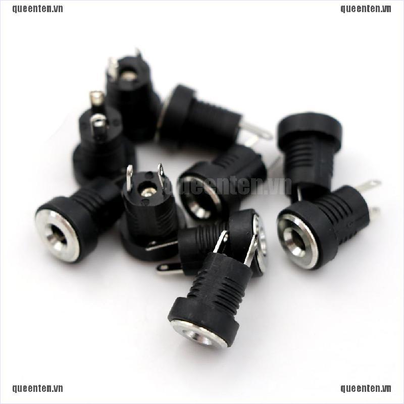 Bộ 10 Giắc Cắm Nguồn Dc 3.5 Mm X 1.35mm