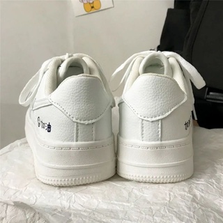 Giày Sneaker Trắng Mặt Cười Basic (Hàng Đặt Trước)