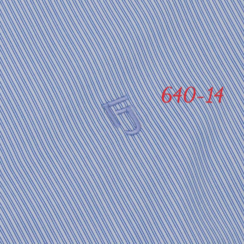 CHÍNH HÃNG THÁI HOÀ Áo sơ mi kẻ sọc xanh vải mềm 640-14-01