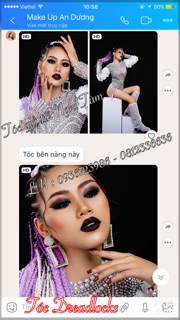 Tóc Dreadlocks dạng tết sợi siêu hot có sẵn