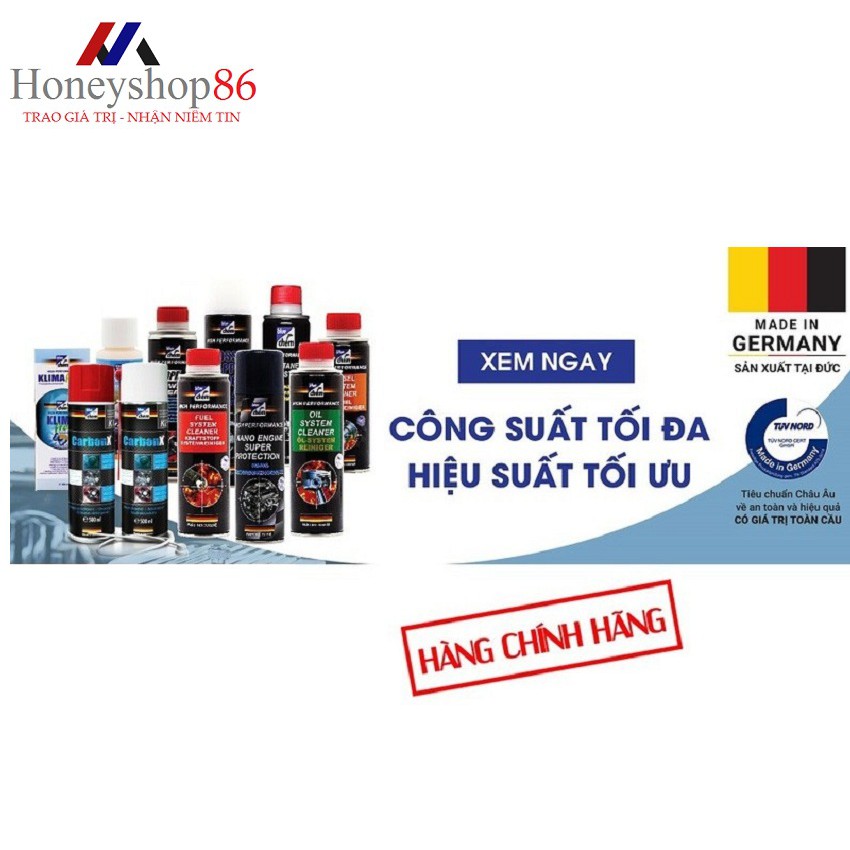 Dung Dịch Vệ sinh cảm biến oxi và bầu lọc khí thải Bluechem Oxicat 300ml  33230E HONEYSHOP86