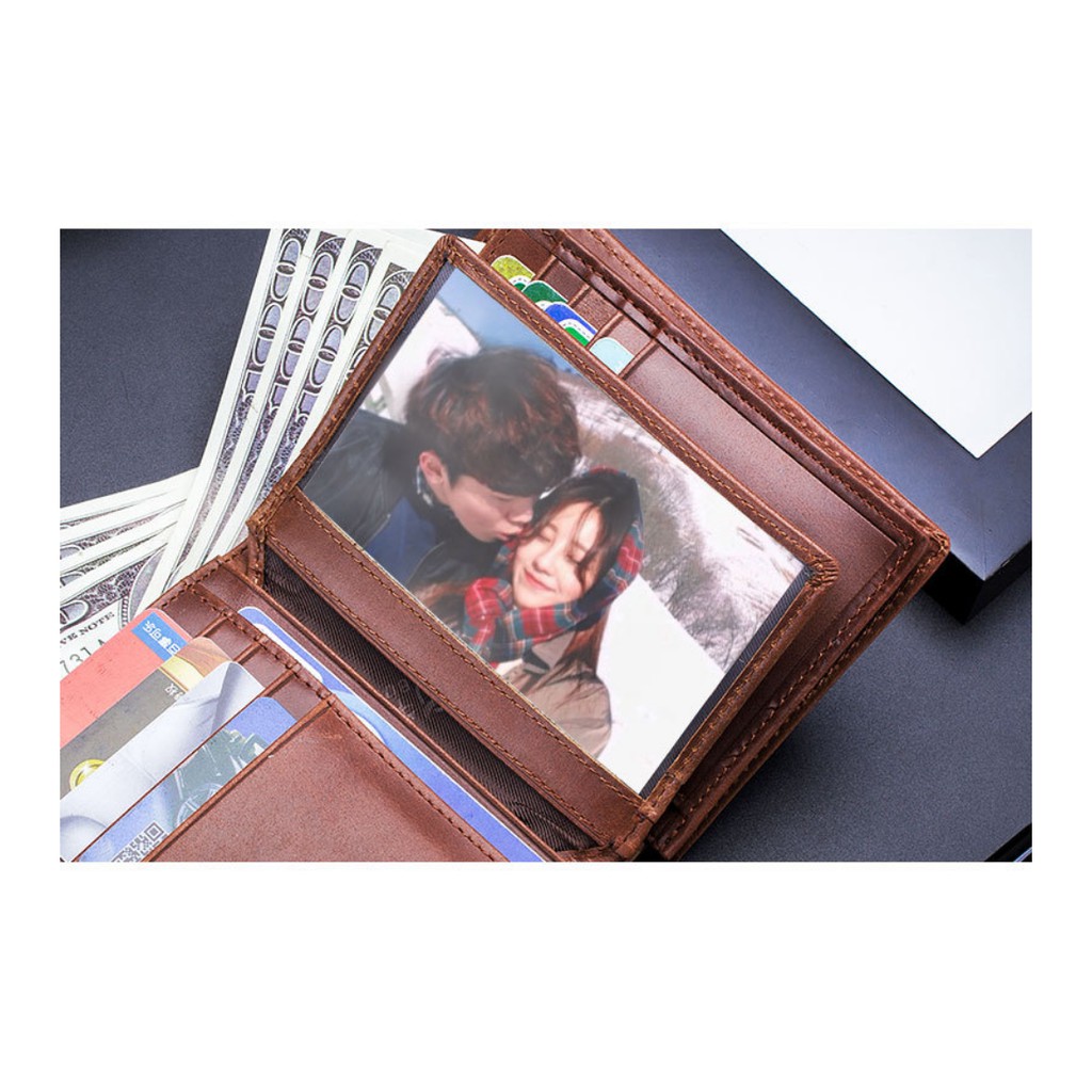 ví nam 100% da bò thật cao cấp phong cách mới