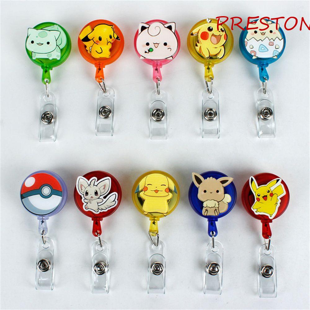 Kẹp Giữ Thẻ ID / Thẻ Atm Hình Pikachu Pokemon Go Có Thể Thu Gọn