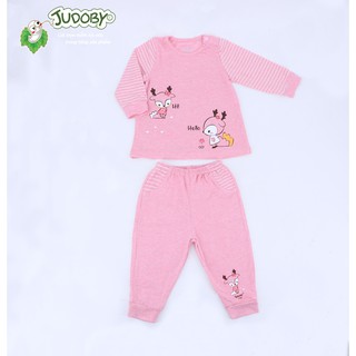 JB431SG Bộ cổ tròn dài tay Judoby (9-36M)