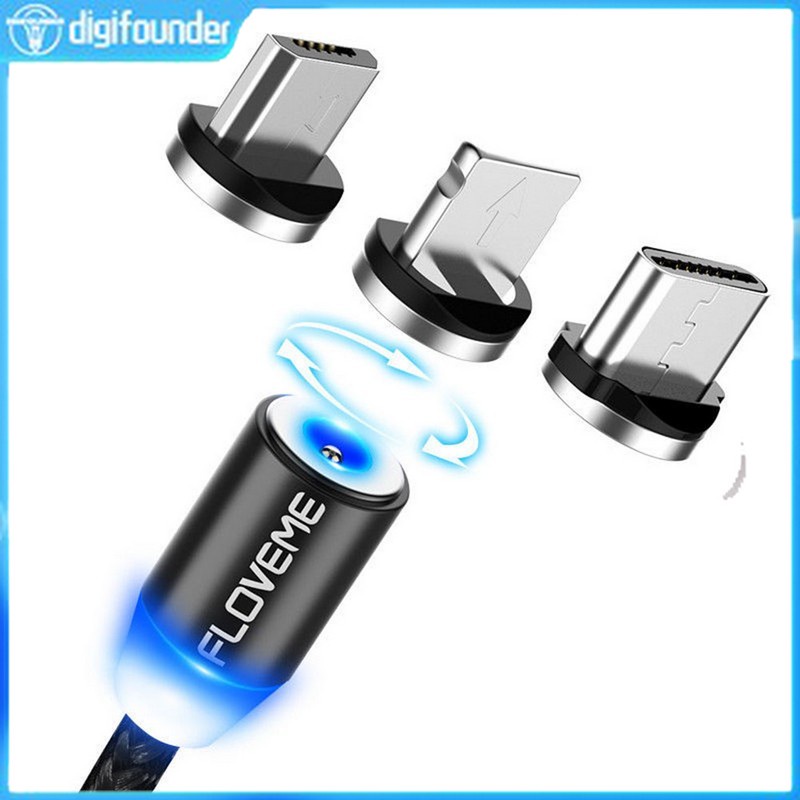 Giắc nam châm cổng Micro USB/Type-C/iOS tùy chọn cho cáp sạc từ tính