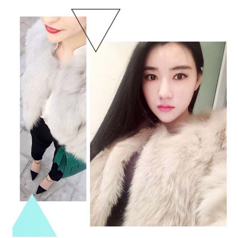 Áo khoác lông phong cách hàn quốc hàng QCCC