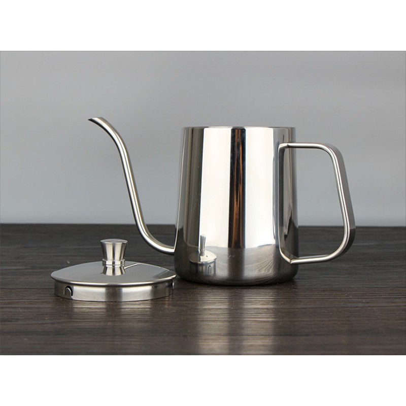 Ấm pha cà phê inox không có nắp đủ loại kích cỡ pour over drip