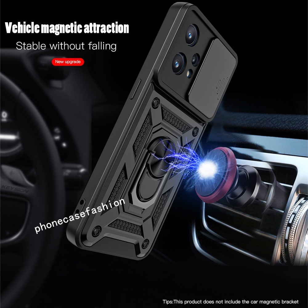 Ốp Điện Thoại Dạng Giáp Chống Sốc Có Vòng Đỡ Nam Châm Cho OPPO Reno 8 8Z 7 7Z Reno8 5G 4G