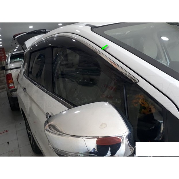 Vè che mưa xe Mitsubishi Xpander , chỉ inox sáng bóng