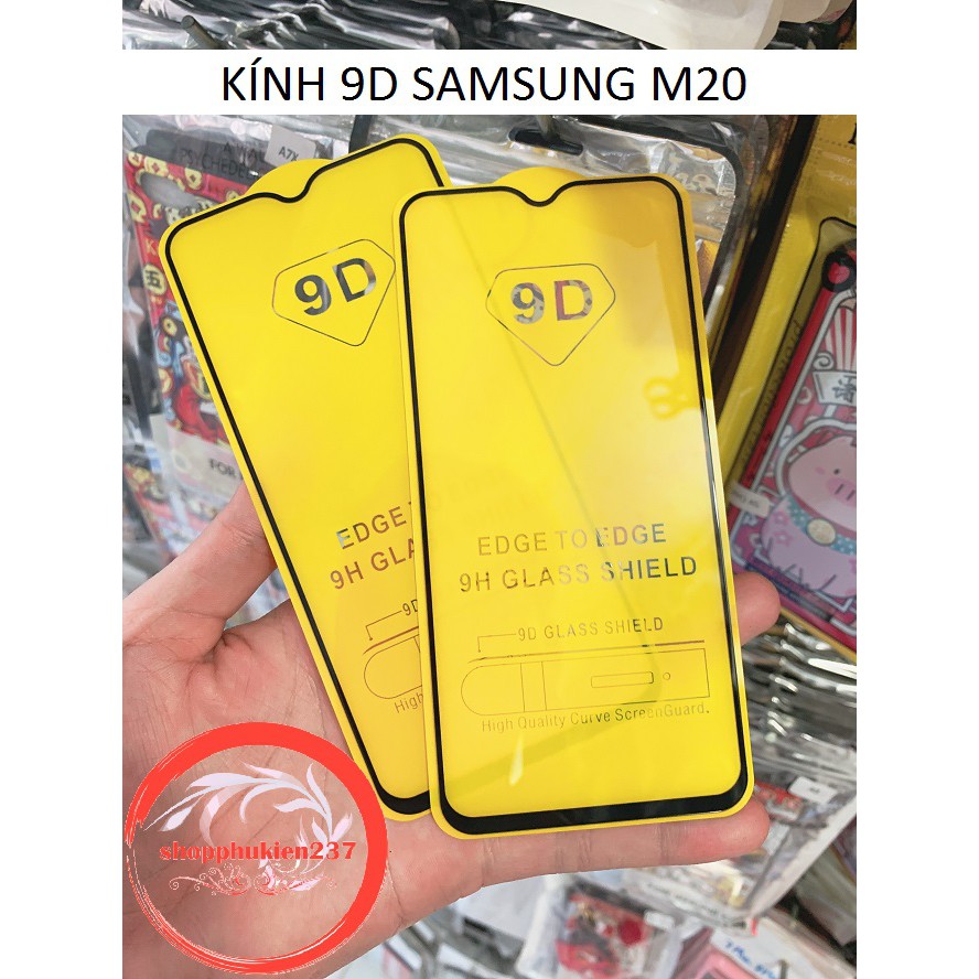 [Freeship toàn quốc từ 50k] KÍNH CƯỜNG LỰC SAMSUNG M20 CƯỜNG LỰC FULL MÀN HÌNH 9D CAO CẤP