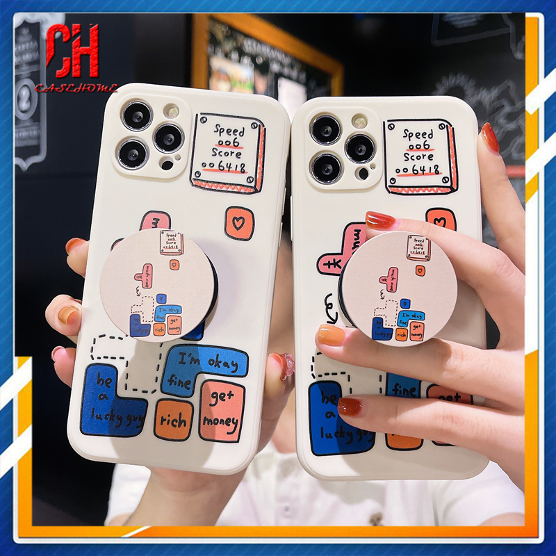 Ốp Lưng Gắn Kèm Máy Chơi Game Cổ Điển Dành Cho Realme C21 C25 C20 C15 C12 C11 2021 5 5S 5i 6i C17 7i C1 C2 C3 C3i C25S C20A realme Narzo 20 10 10A 20A 30A