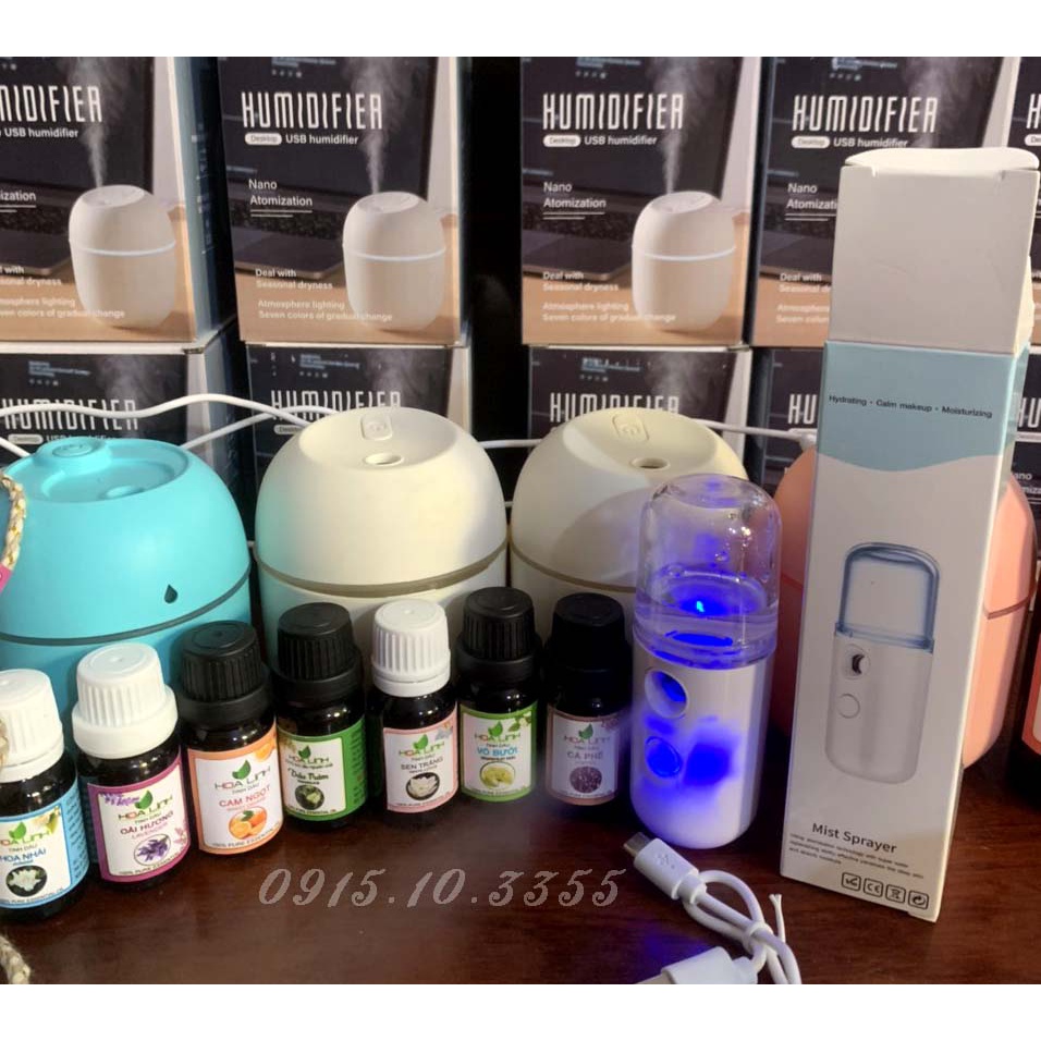 Rẻ nhất - Máy Phun Sương NaNo Mini Cầm Tay Hỗ Trợ Dưỡng Da Cấp Nước Tối Đa,hương thơm quyến rũ, Kích thước: 4*4*14,5 cm