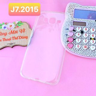 Ốp lưng samsung j7 2015 trong suốt