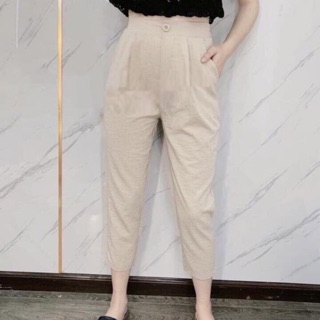 Quần baggy đũi lưng chun chất đũi loại 1