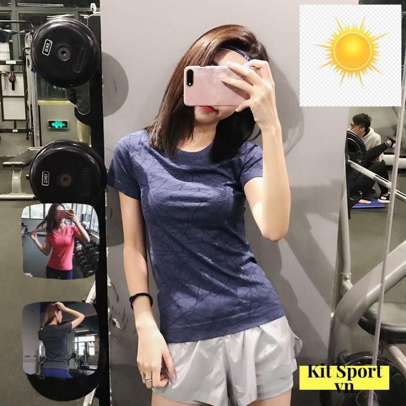 💗👆 Áo thun phông ngắn thể thao nữ Graphic (Đồ tập gym,yoga)(Không Quần) II Cửa hàng KIT SPORT VIỆT NAM 💗👆