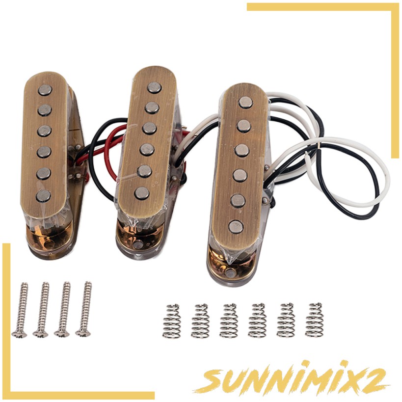 Bộ 3 Pickup Đơn Cho Đàn Guitar Điện Alnico 5 Pickup Sunnimix2