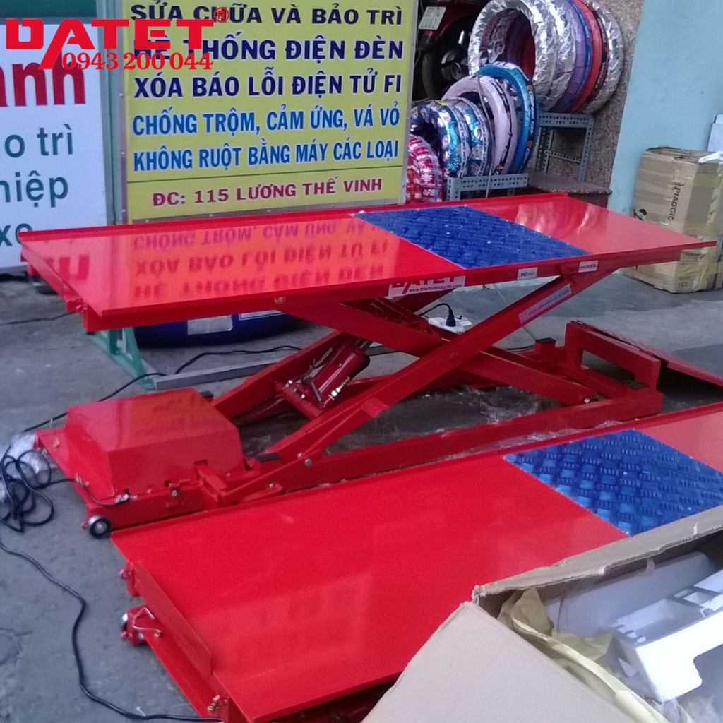 Bàn nâng xe máy, xe mô tô cơ - điện