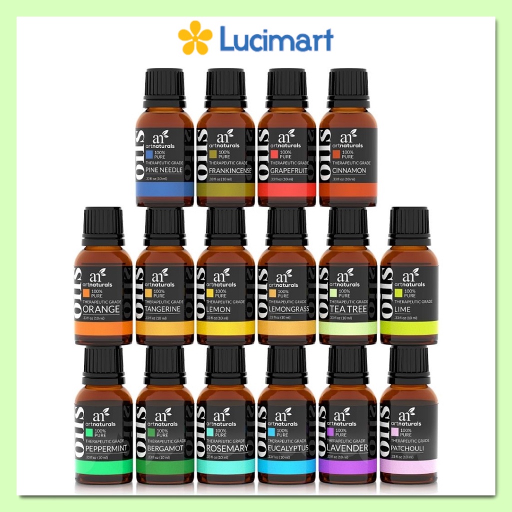 Tinh dầu Artnaturals Essential Oil 16 mùi hương, chai lẻ 10ml