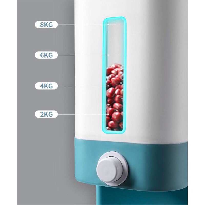 Thùng Đựng Gạo Cao Cấp 12kg Chống Ẩm Chống Mốc Chất Liệu Nhựa Abs An Toàn Cho Sức Khỏe Thùng Gạo Thông Minh Kotic_shop