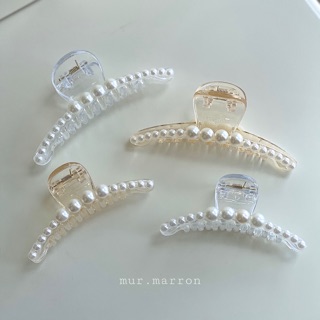 Kẹp tóc đính ngọc trai style hàn quốc 1