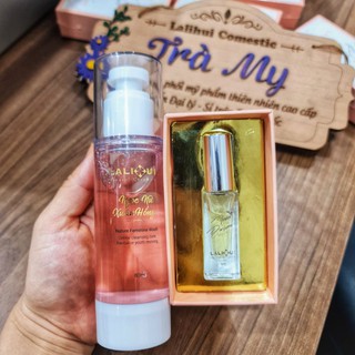 Combo Nước Hoa Và Dung Dịch Vệ Sinh Cao Cấp Ngọc Nữ Xuân Hồng Lalihui