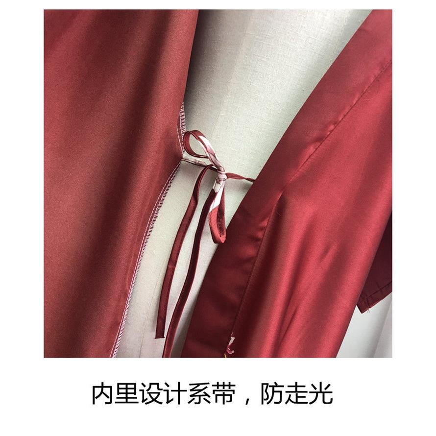 Áo Choàng Ngủ Dáng Dài Bằng Lụa Gợi Cảm Dành Cho Nữ | BigBuy360 - bigbuy360.vn