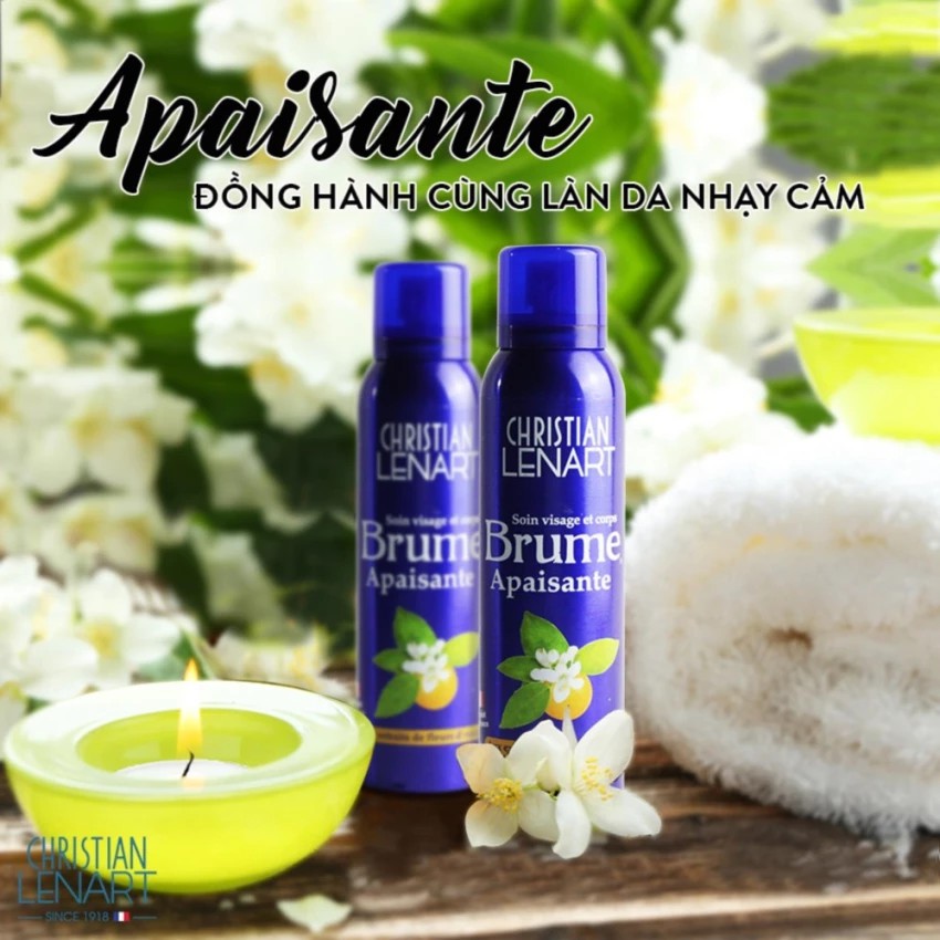 [30/04/2022] Xịt khoáng dưỡng ẩm cho da chiết xuất hoa cam đắng Christian Lenart Brume Apaisante 150ml | BigBuy360 - bigbuy360.vn