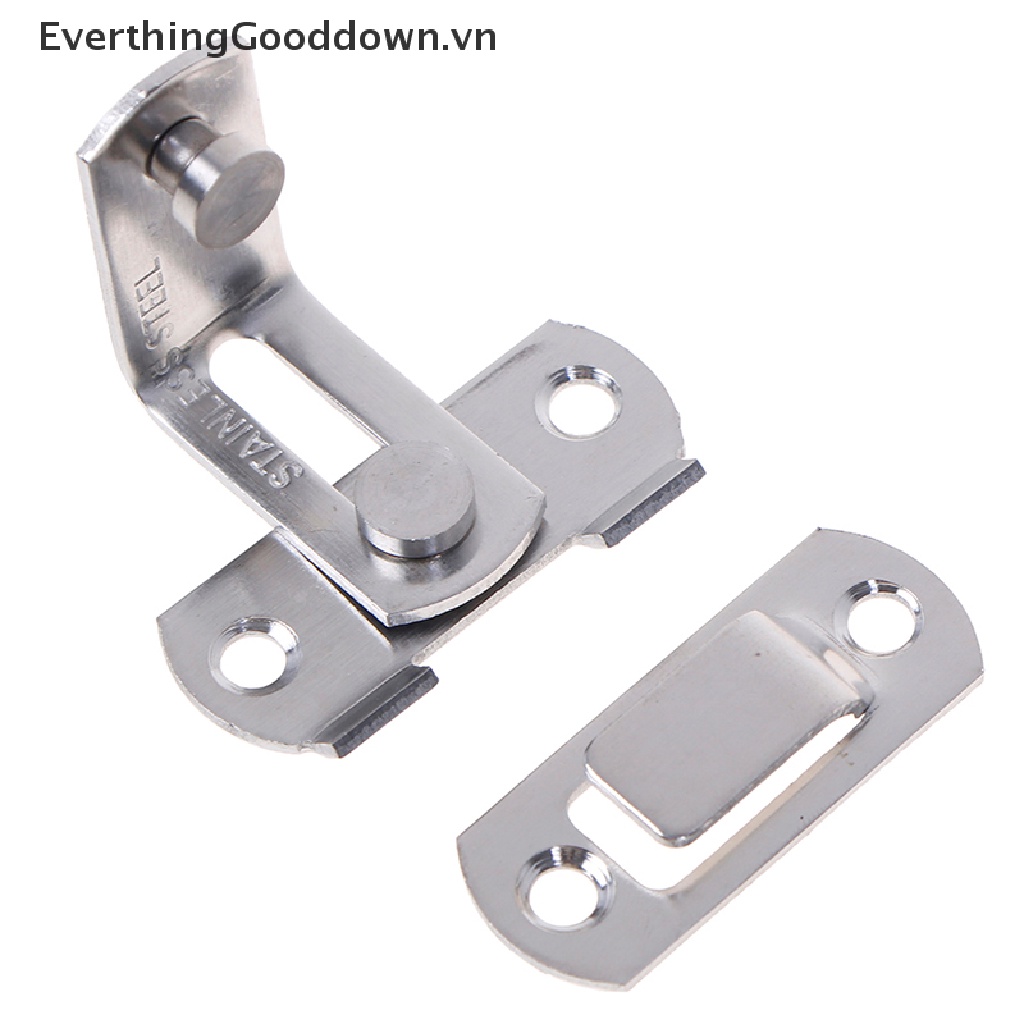 Everthinggood Chốt Cửa Trượt Góc Phải Bằng Thép Không Gỉ