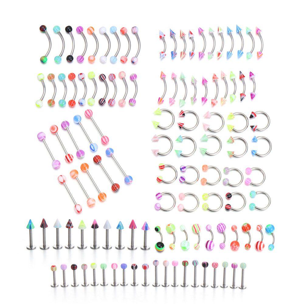 Khuyên Rốn / Lưỡi / Lông Mày / Môi Bằng Thép Phẫu Thuật Cho Nam Và Nữ SUMU