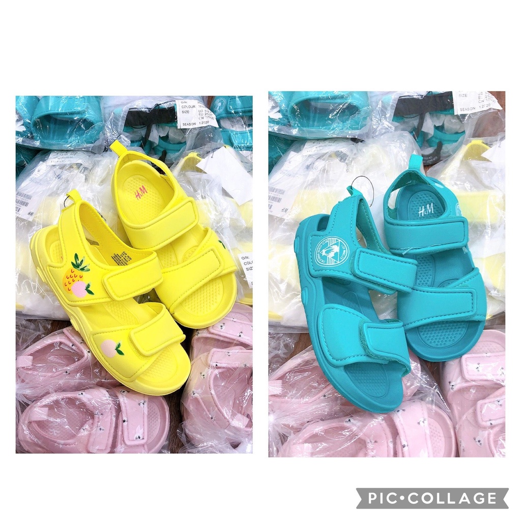 ❤️Dép sandal HM 2 mẫu cho bé trai gái