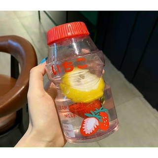 Bình nước sữa chua in hình trái cây