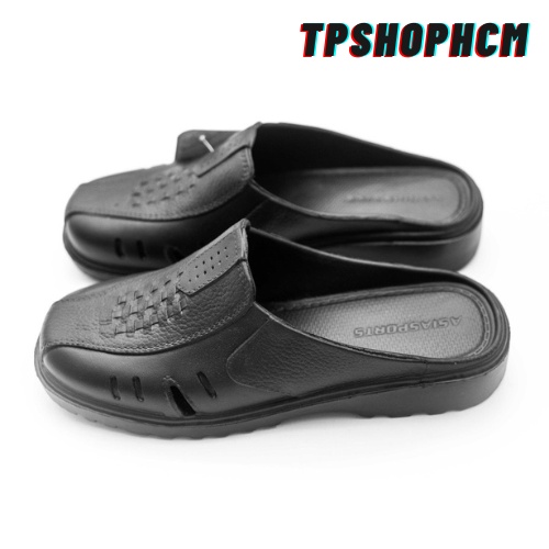 Dép Nam Asia sục bít mũi bảo hộ lao động , đi làm , đi mưa , siêu êm , bền đẹp