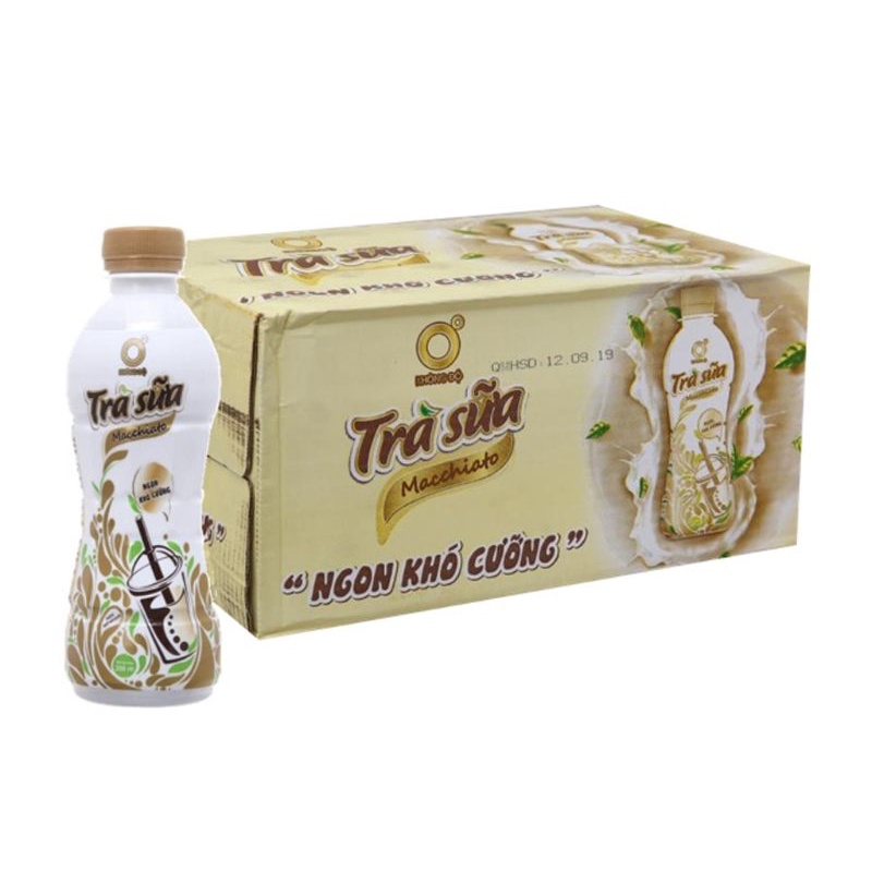 [Mã GROXUAN1 giảm 8% đơn 150K] [Freeship70k] Thùng 24 chai trà sữa Macchiato Không Độ 268ml