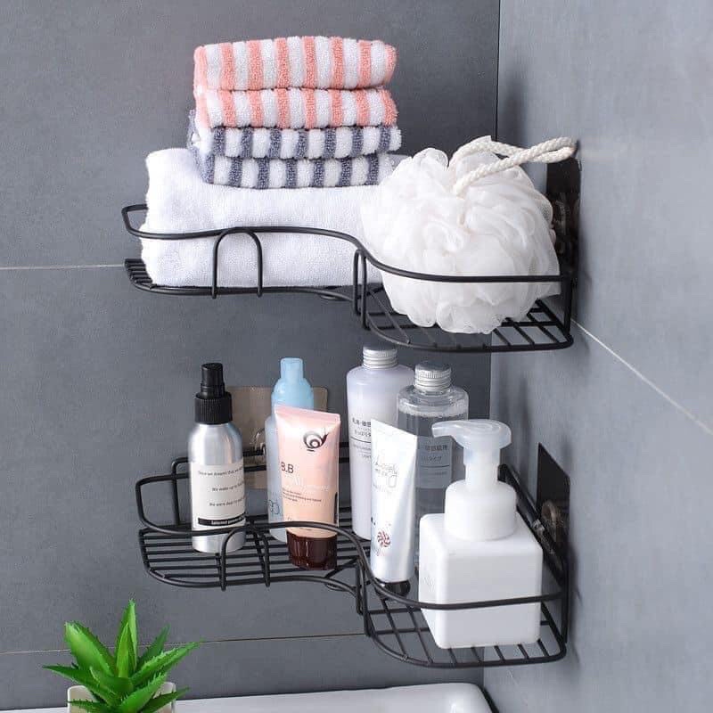 Kệ dán góc tường đa năng bằng sắt