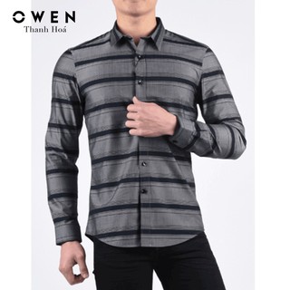 OWEN - Áo sơ mi dài tay Owen Kiểu dáng SLIMFIT - AS80435D