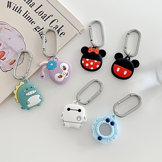 Vỏ Bảo Vệ Hộp Sạc Tai Nghe Airpods Airtags Apple Bằng Silicon Hình Gấu Dễ Thương Kèm Móc Khóa Ốp Vỏ bảo vệ cho Apple Airtag Keychain Case