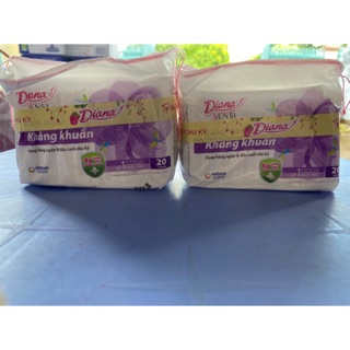 [Giảm 25%] COMB 2 GÓI Bvs DIANA HÀNG NGÀY KHÁNG KHUẨN 20 MIẾNG