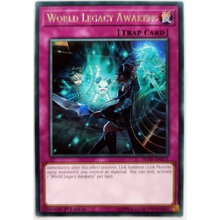 [Thẻ Yugioh] World Legacy Awakens |EN| Rare