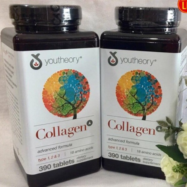 Viên uống Collagen Youtheory Type 1 2 & 3 hộp 390 viên | Thế Giới Skin Care