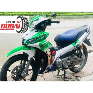 Tem Trùm Jupiter Samurai Xanh Trắng